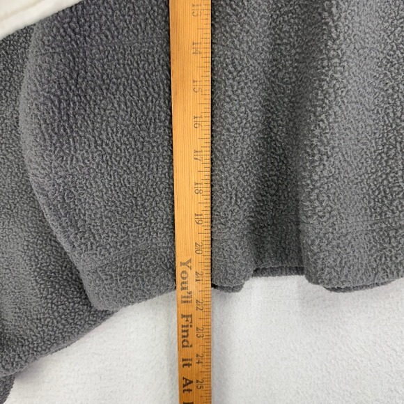 Free People Nebraska Hoodie Sweatshirt Womens M Gray Fleece Oversized Boxy - Picture 6 of 7